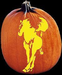 SPOOKMASTER HORSE PUMPKIN CARVING PATTERN