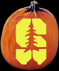 SpookMaster Stanford University Cardinal College Football Team Pumpkin Carving Pattern