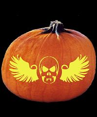 SpookMaster Tattoo Pumpkin Carving Pattern