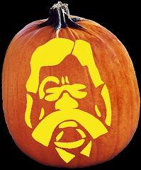 SPOOKMASTER TEDDY ROOSEVELT PUMPKIN CARVING PATTERN