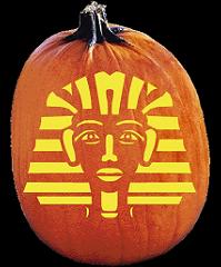 SPOOKMASTER KING TUT PUMPKIN CARVING PATTERN