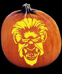 SPOOKMASTER WEREWOLF PUMPKIN CARVING PATTERN