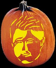 SPOOKMASTER BILL CLINTON PUMPKIN CARVING PATTERN