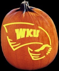 SPOOKMASTER WESTERN KENTUCKY HILLTOPPERS PUMPKIN CARVING PATTERN